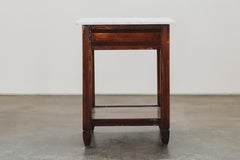 Early Marble Boucherie Table From France, Circa 1950