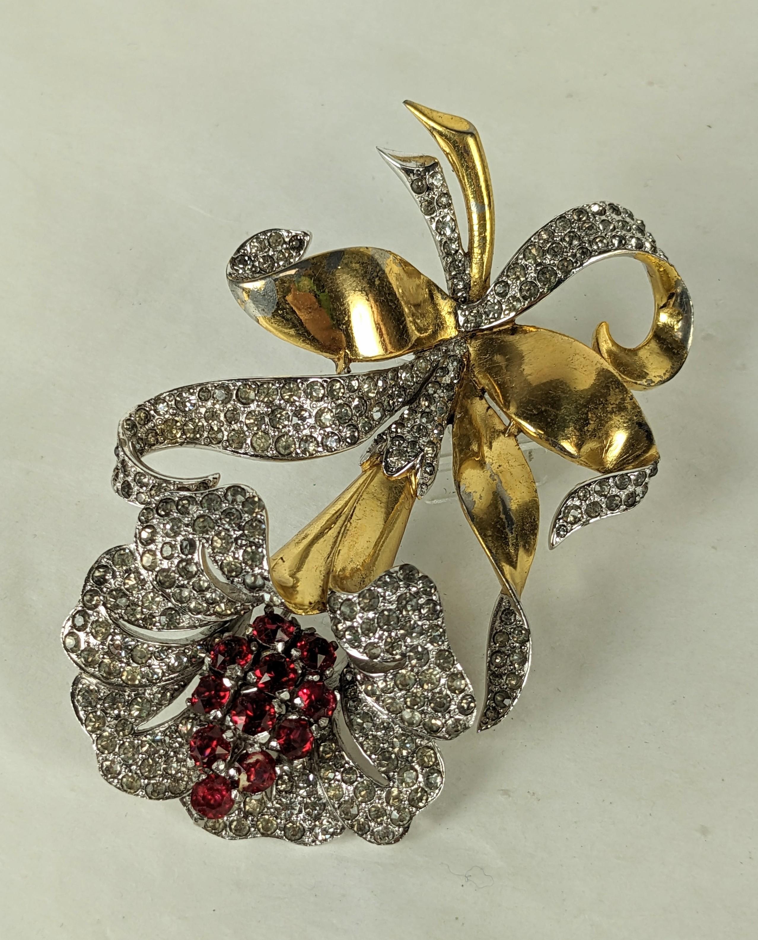 Early Marcel Boucher Ruby Lily In Good Condition For Sale In New York, NY