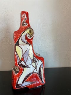 Early Marcello Fantoni Cubist Vase