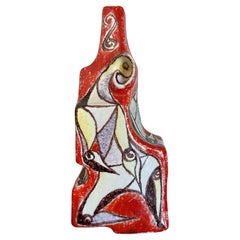 Retro Early Marcello Fantoni Cubist Vase