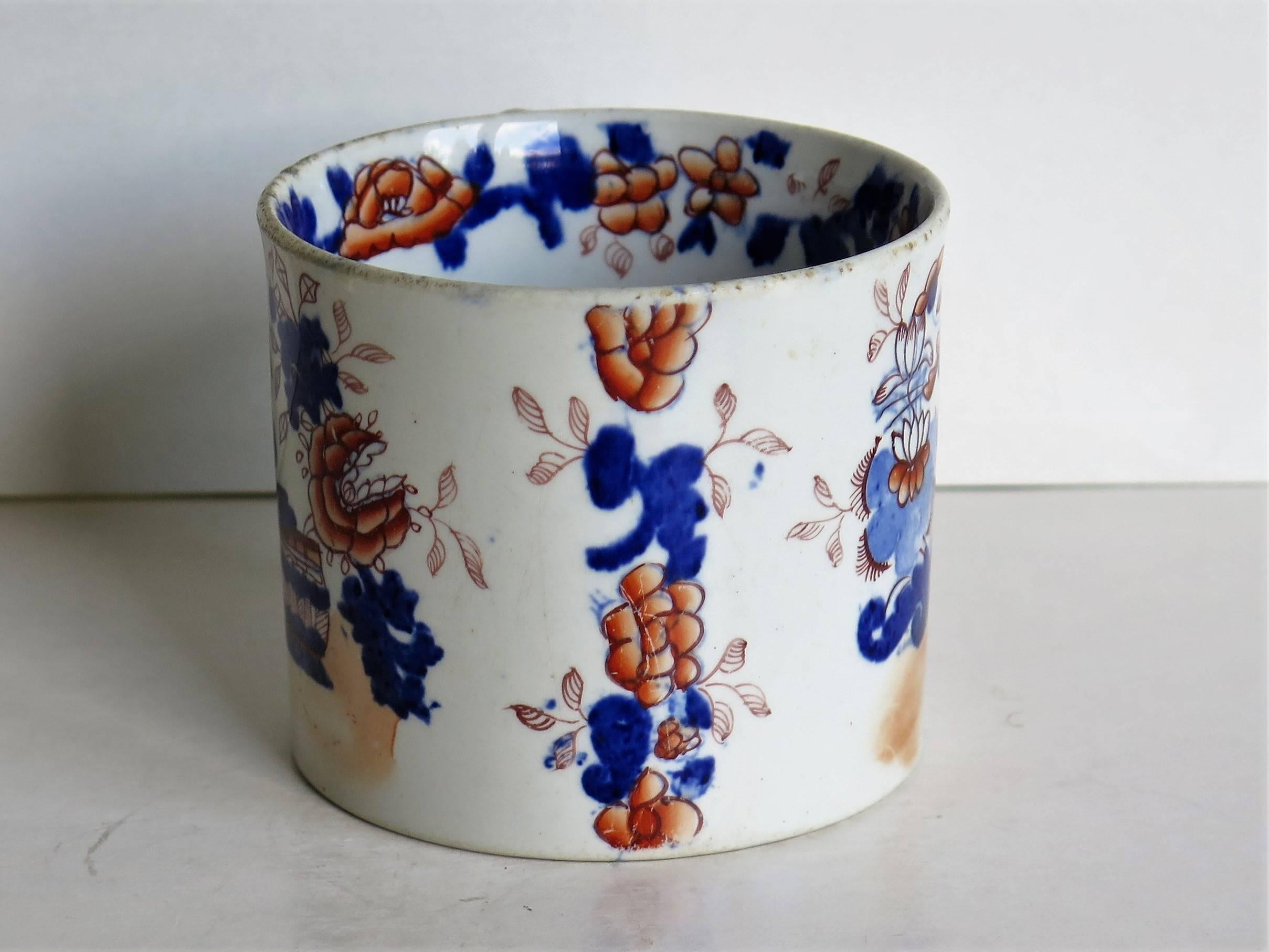 Early Mason's Ironstone Mug, Japan Basket Pattern, circa 1815-1820 1