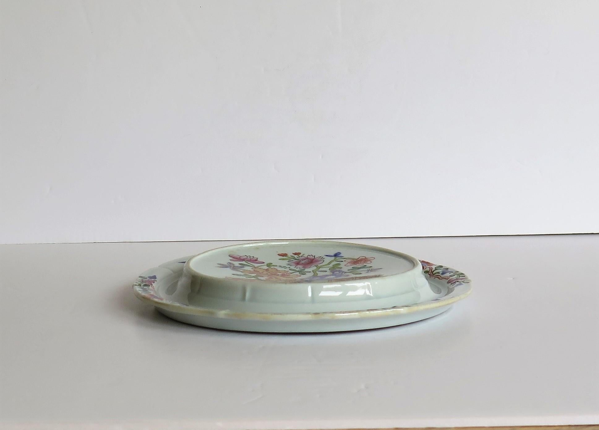 19th Century Early Mason's Ironstone Teapot Stand in Fence, Rock and Gold Flower Ptn For Sale