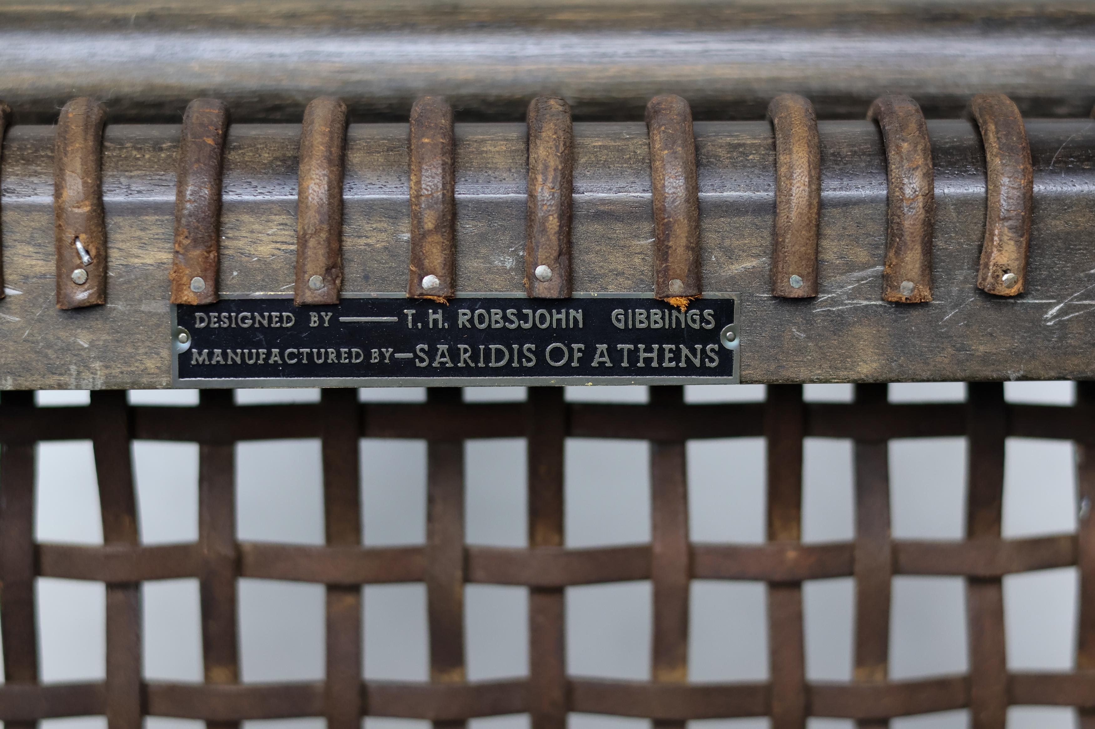 Early Matching Pair, T.H. Robsjohn-Gibbings Klismos Chairs for Saridis of Athens For Sale 6