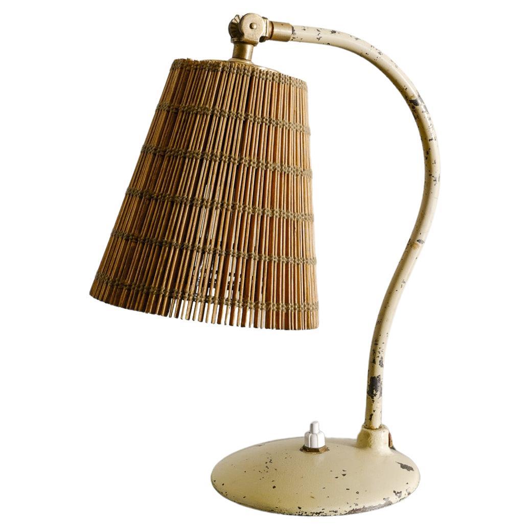 Early Metal Desk Table Lamp by Paavo Tynell Produced by Taito Finland, 1930s