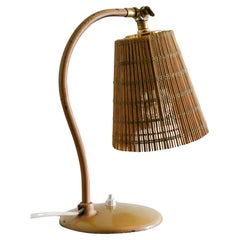 Lampe de bureau en métal précoce de Paavo Tynell produite par Taito Finlande, années 1930