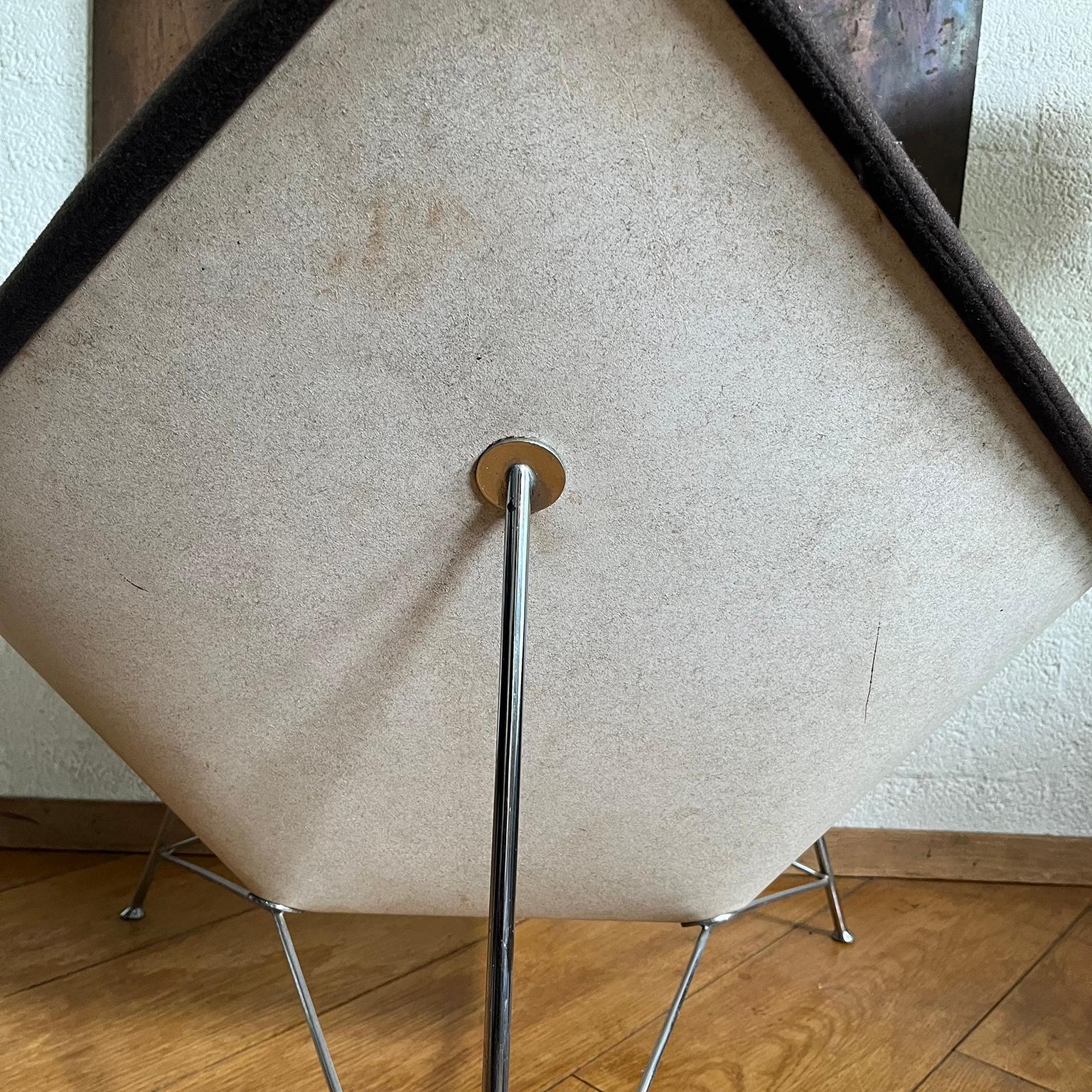Early, Metal Shell ! Coconut Chair by George Nelson in Brown Upholstery, 1955 For Sale 5