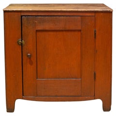 Antique Early-Mid 19th c. Primitive Farmhouse Cabinet c.1820-1840