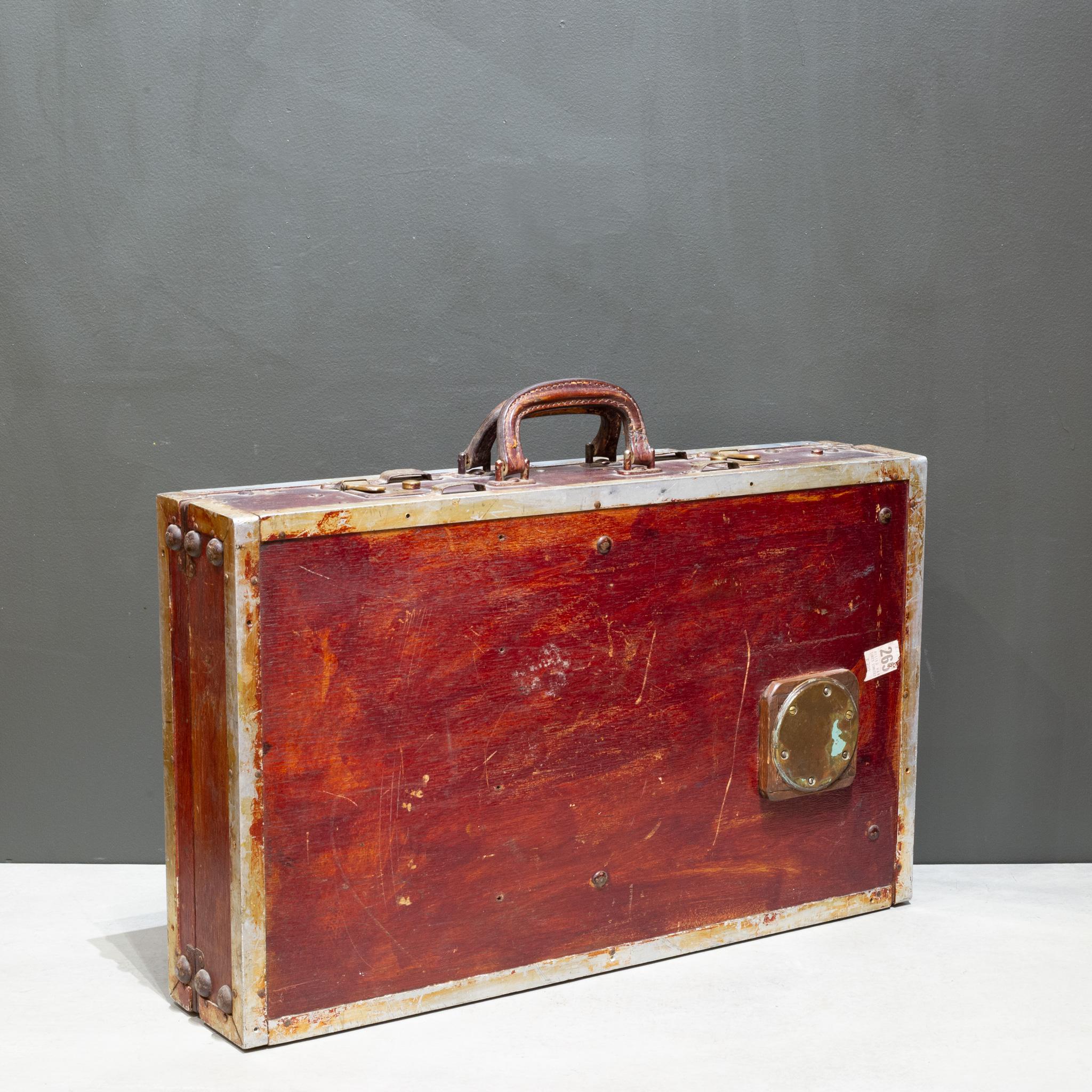 Early-Mid 20th C. Handmade Portable Saddle Maker's Tool Chest In Good Condition In San Francisco, CA