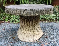Early-Mid 20th Century Cast Bath Stone Garden Table