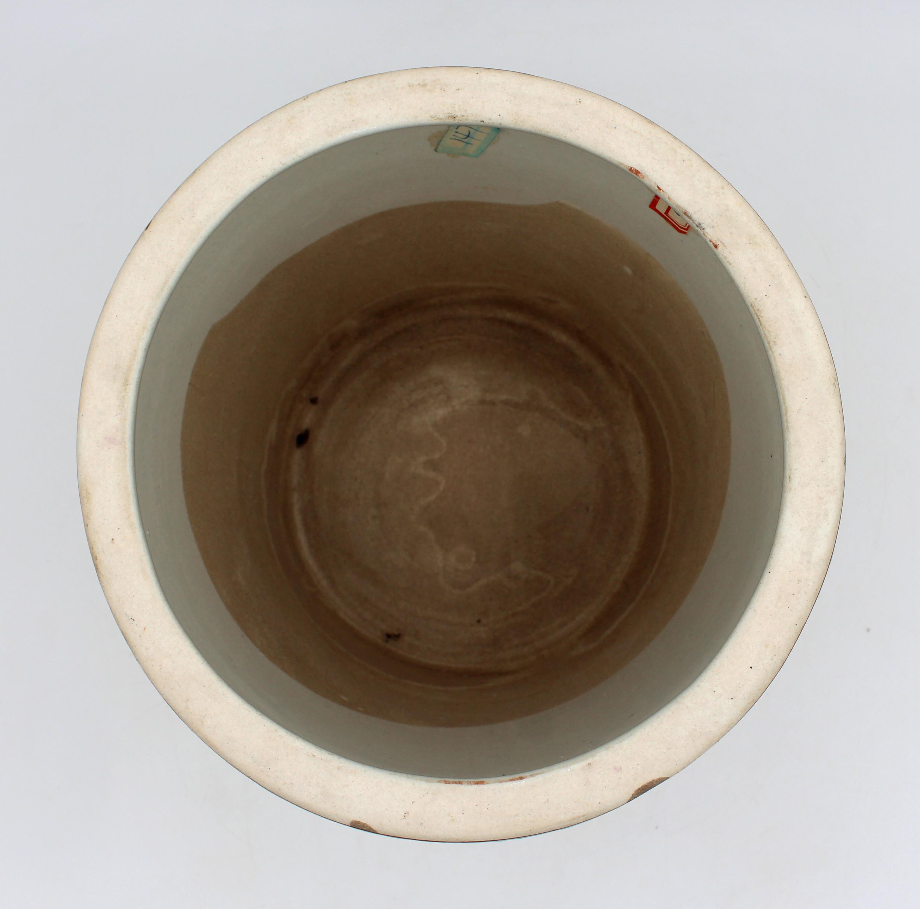 Jardinera de porcelana china de exportación de principios-mediados del siglo XX Chino en venta