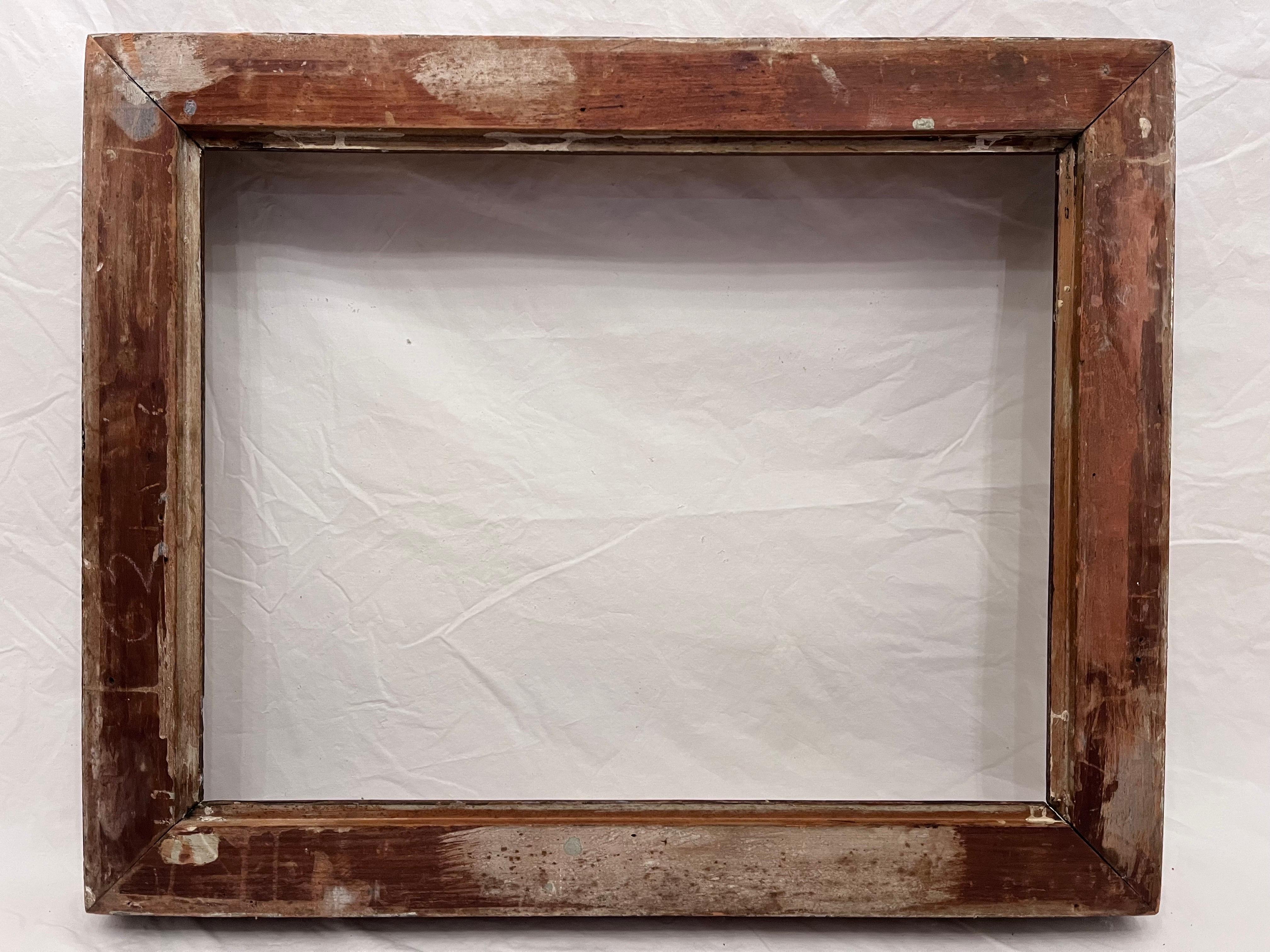 Early - Mid 20th Century Deep Cove Paint Finished 1930's Modernist Frame 26 x 20 For Sale 1