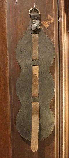 Early-Mid 20th Century English 3-Brass Leather Horse Strap