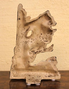 Early-Mid 20th Century English Cast Iron Panda Doorstop