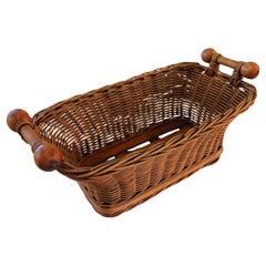 Early-mid 20th century French Boulangerie Shop Basket