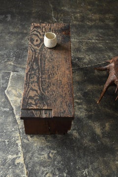 Early-Mid 20th Century Japanese Wabi-Sabi Wooden Low Table / Display Stand TA140
