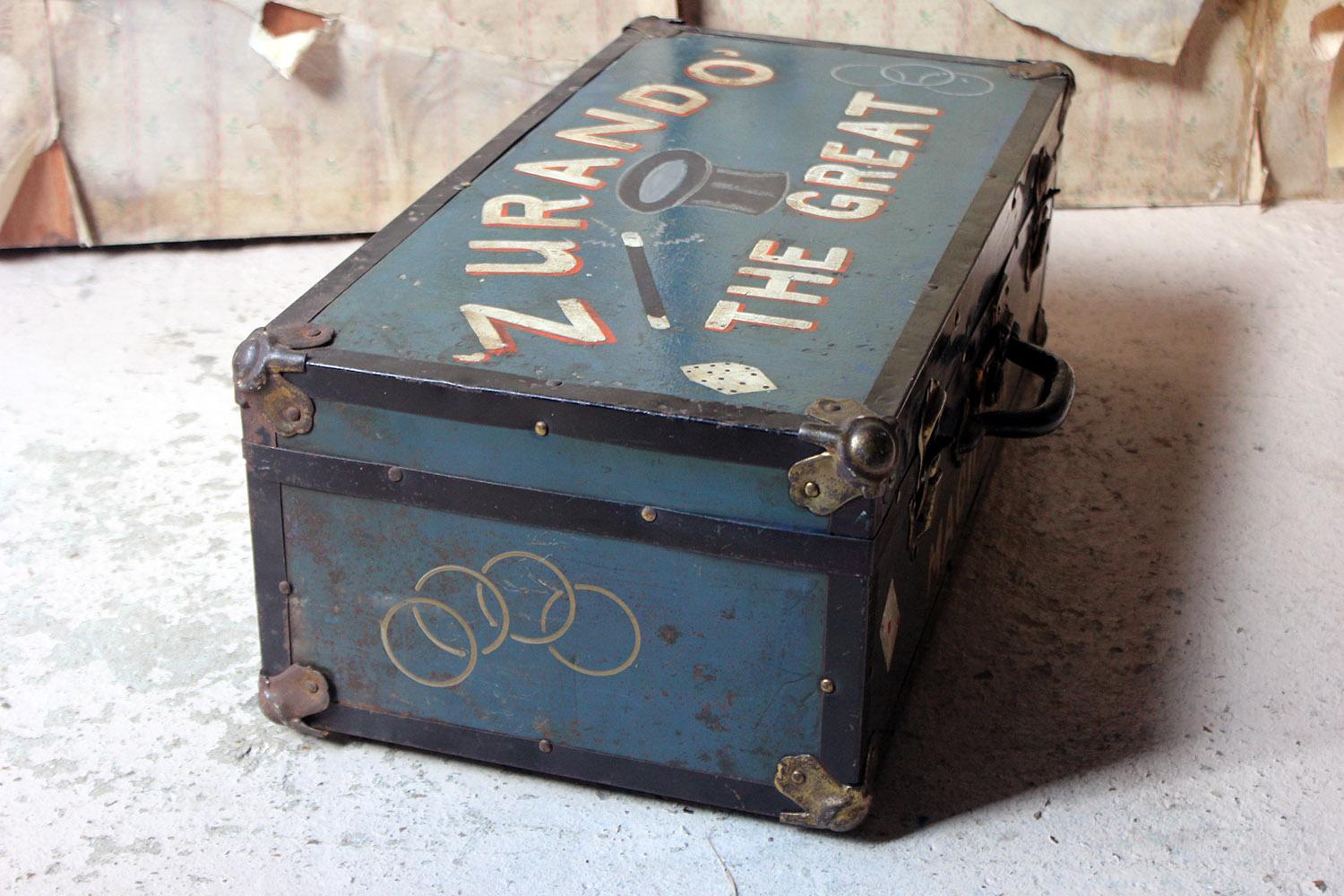 Early to Mid-20th Century Magicians Suitcase, “Zurando The Great”, circa 1940 3