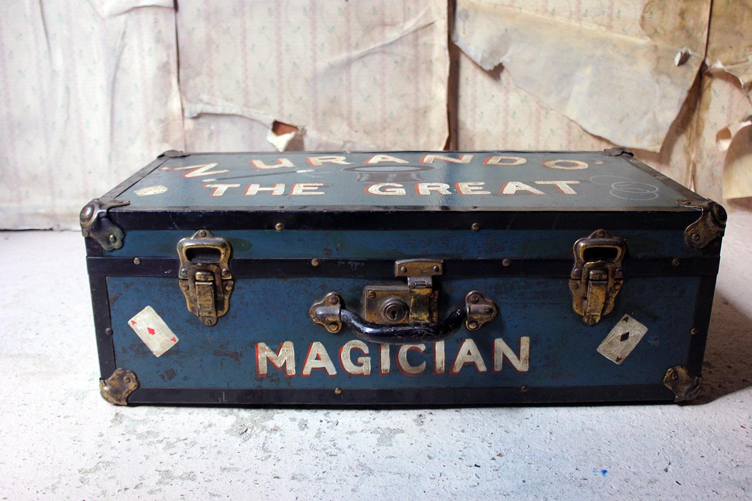 Early to Mid-20th Century Magicians Suitcase, “Zurando The Great”, circa 1940 7