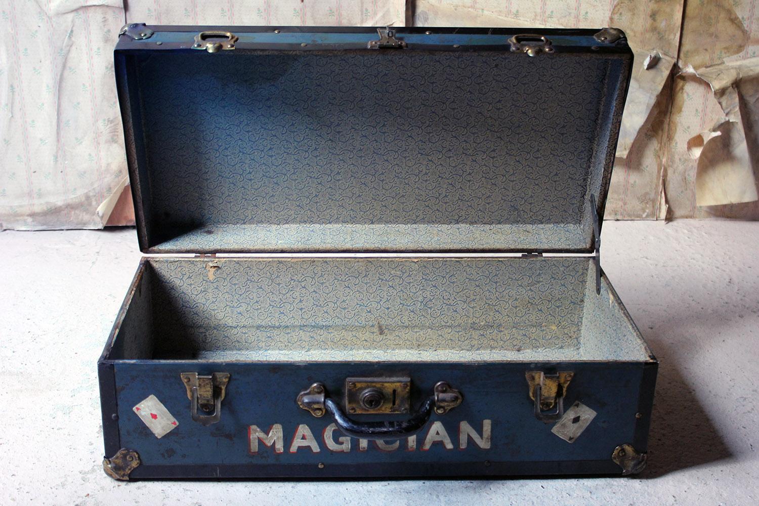 Early to Mid-20th Century Magicians Suitcase, “Zurando The Great”, circa 1940 8