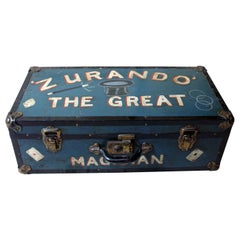 Vintage Early to Mid-20th Century Magicians Suitcase, “Zurando The Great”, circa 1940