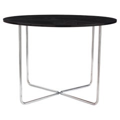 Mesa de comedor redonda "B27" de principios de siglo XX de Marcel Breuer para Thonet, años 30