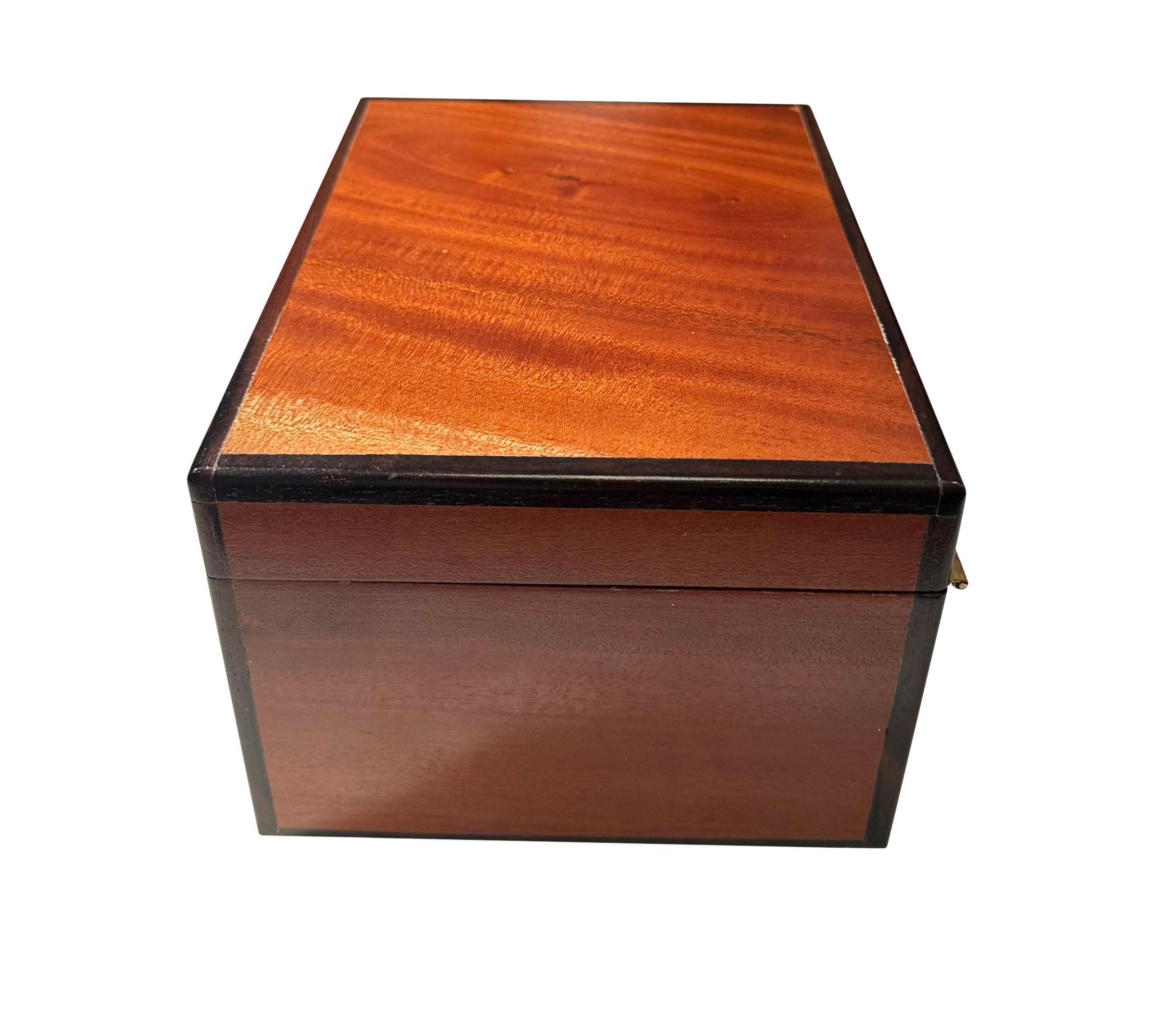 American Early Mid Century Biedermeier Maitland Smith Style Box For Sale