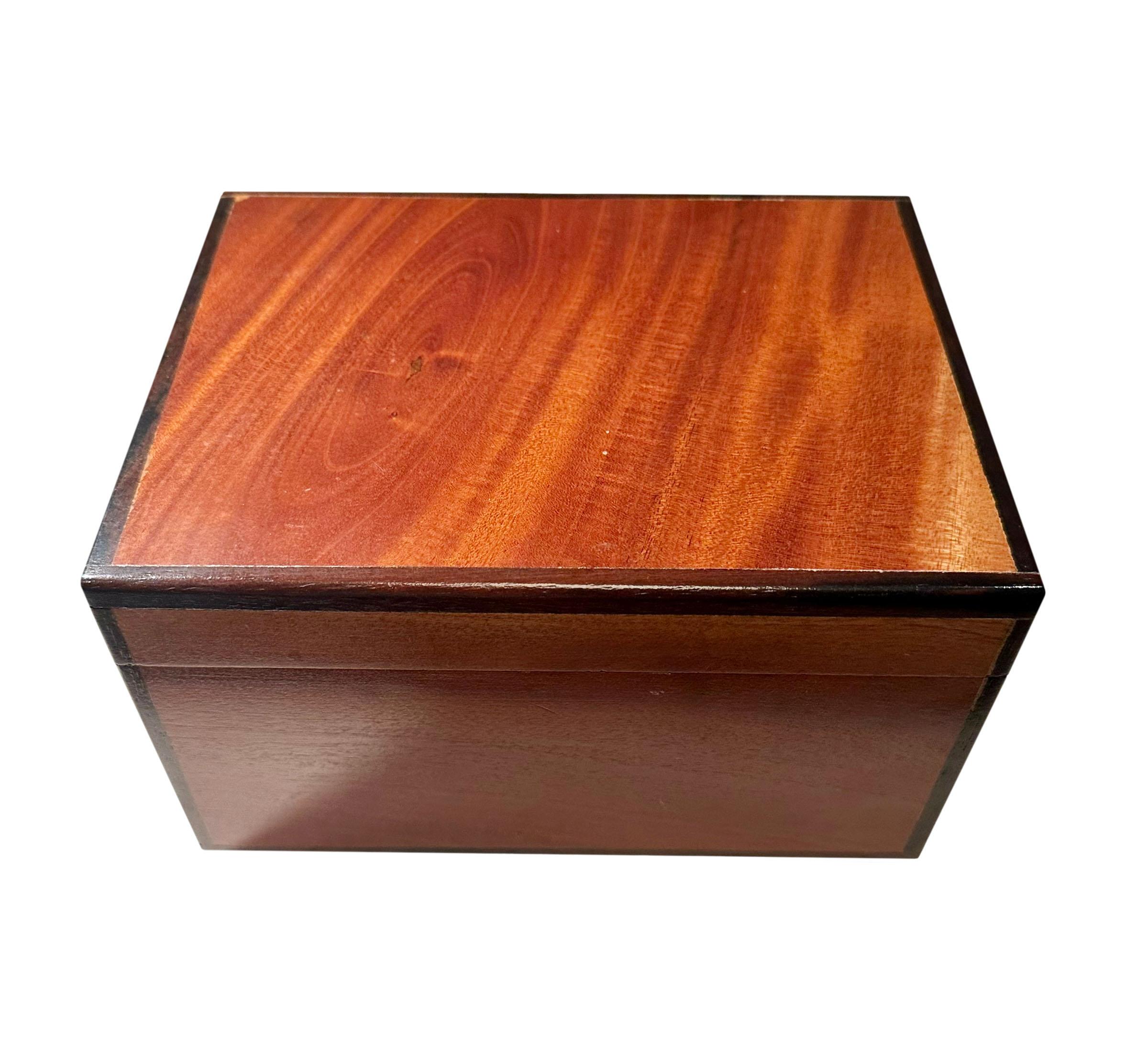 Early Mid Century Biedermeier Maitland Smith Style Box In Good Condition For Sale In Tampa, FL