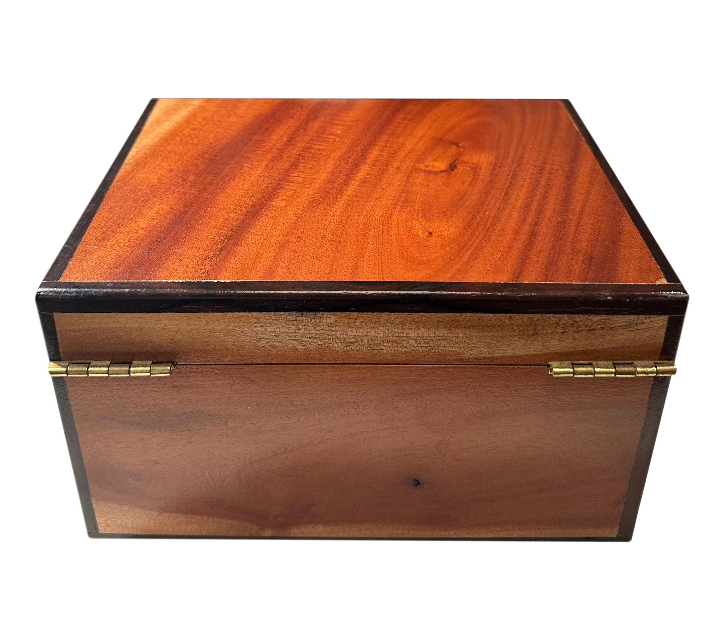 Early Mid Century Biedermeier Maitland Smith Style Box For Sale 1