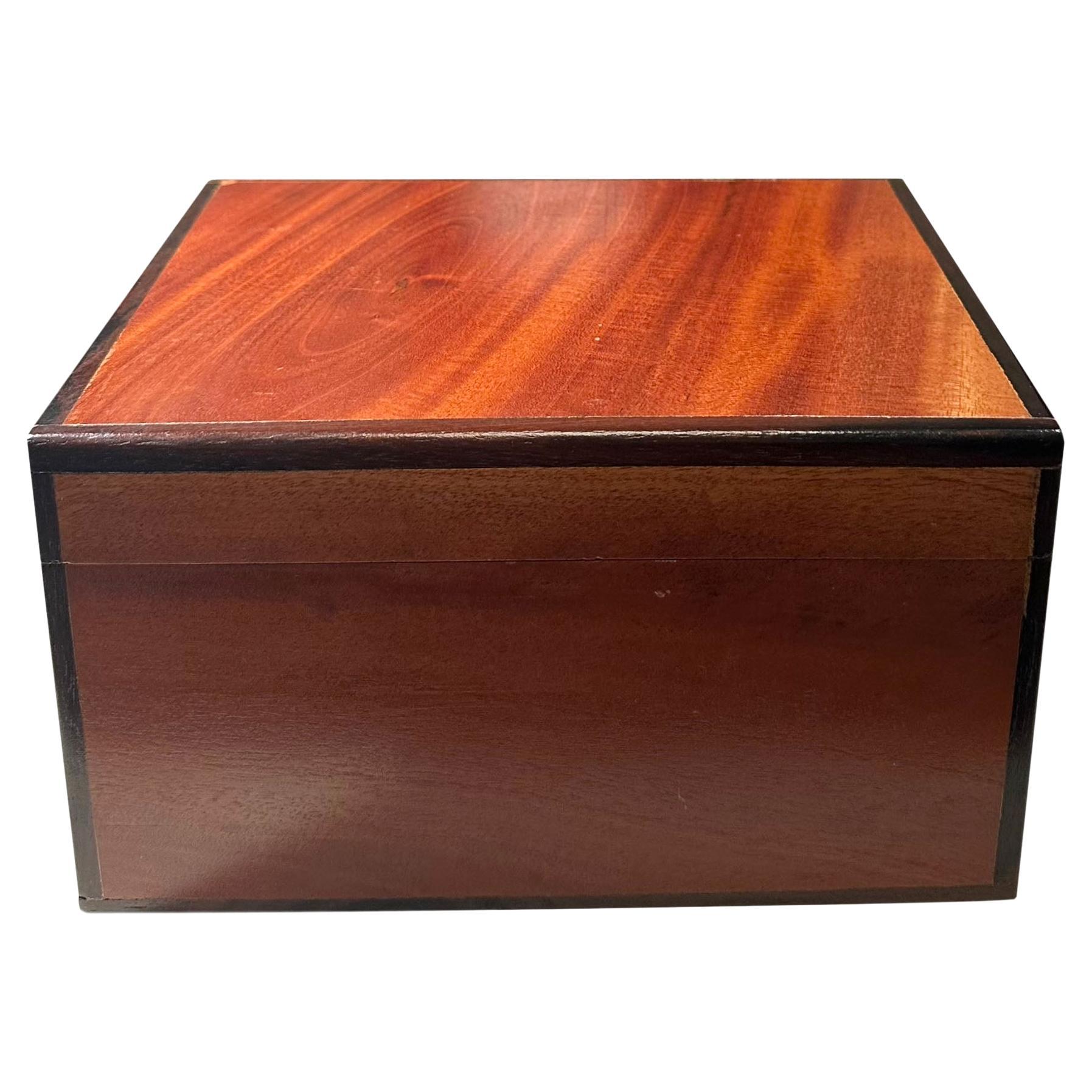 Early Mid Century Biedermeier Maitland Smith Style Box For Sale