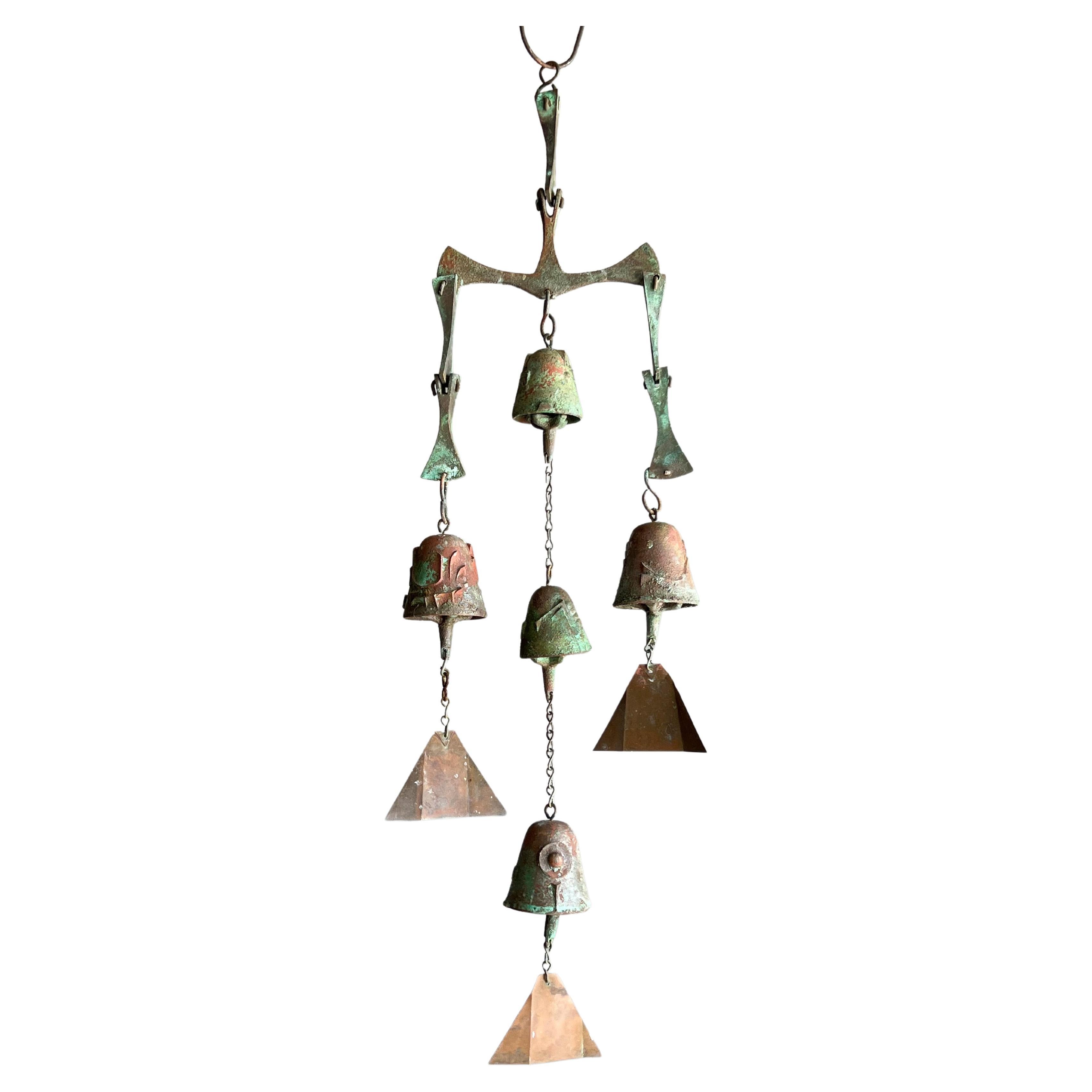 Early Mid-Century Bronze Wind Chime Bell by Poalo Soleri for Arcosanti 1970s