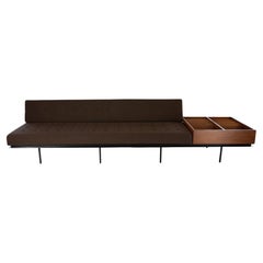 Vintage Florence Knoll Early 1950's Sofa with Magazine Holder