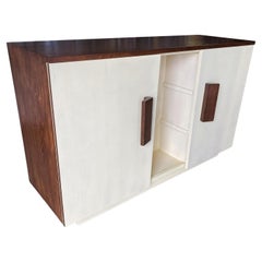 Early Mid-Century Johnson Furniture Two-Tone Buffet Cabinet by Paul Frankl