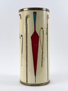 Early Mid-Century Modern Bastoni Umbrella Stand by Bucciarelli Milano 1950s