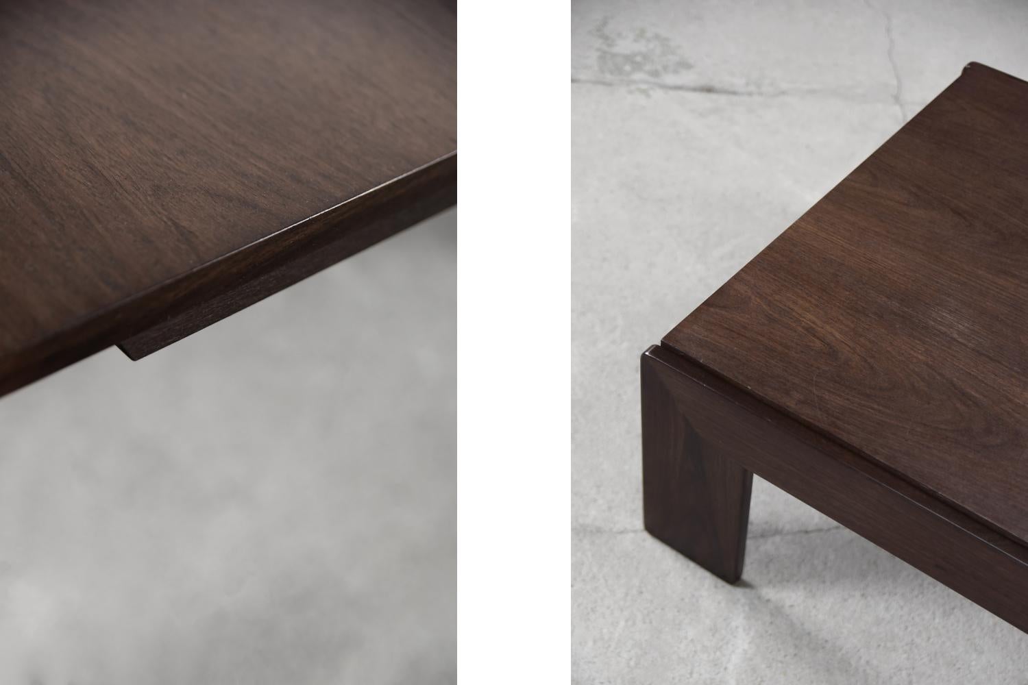 Early Mid-Century Modern Coffee Table Bastiano by Tobia & Afra Scarpa for Gavina For Sale 1