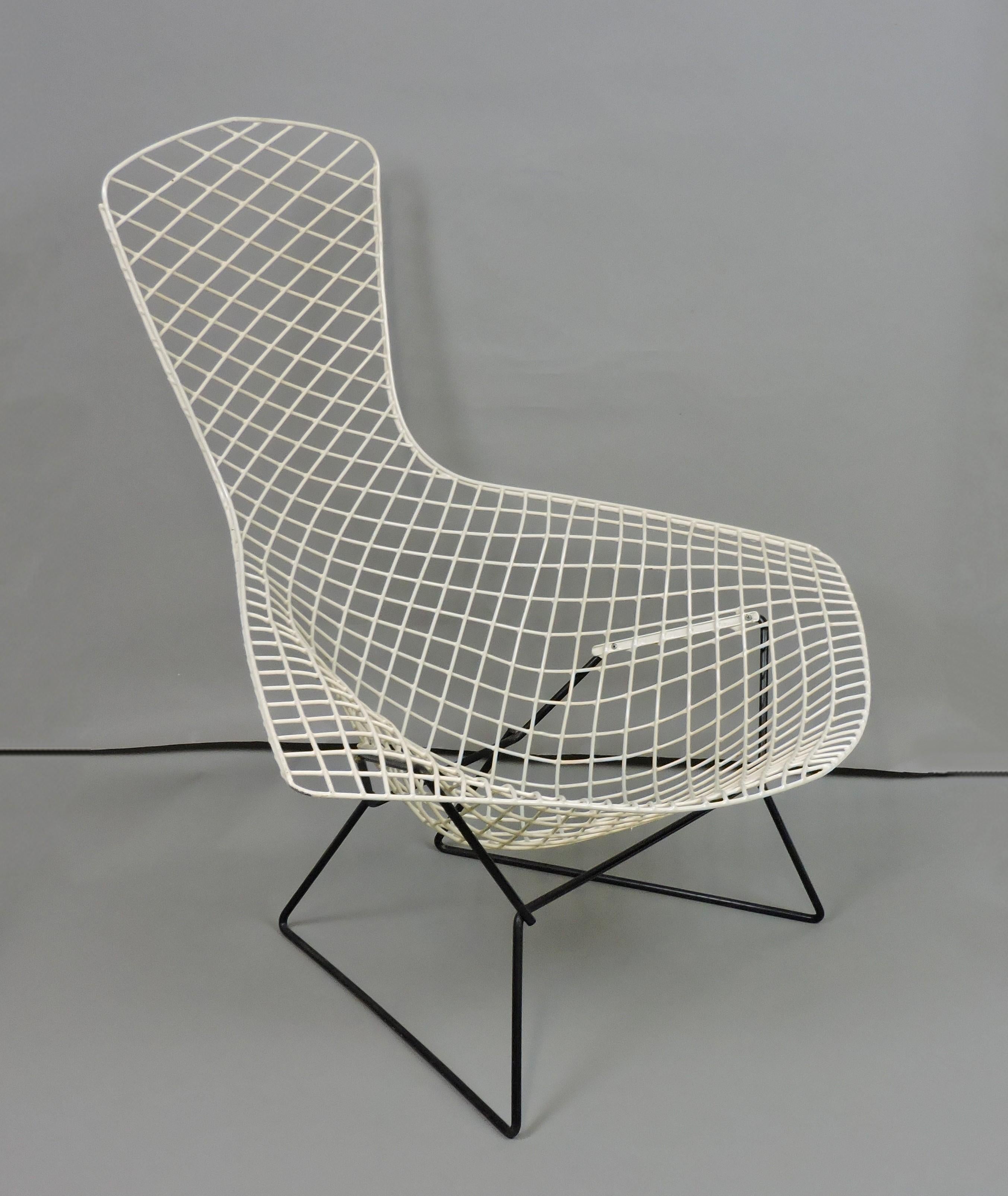 American Early Mid-Century Modern Harry Bertoia for Knoll Wire Bird Chair Model #423