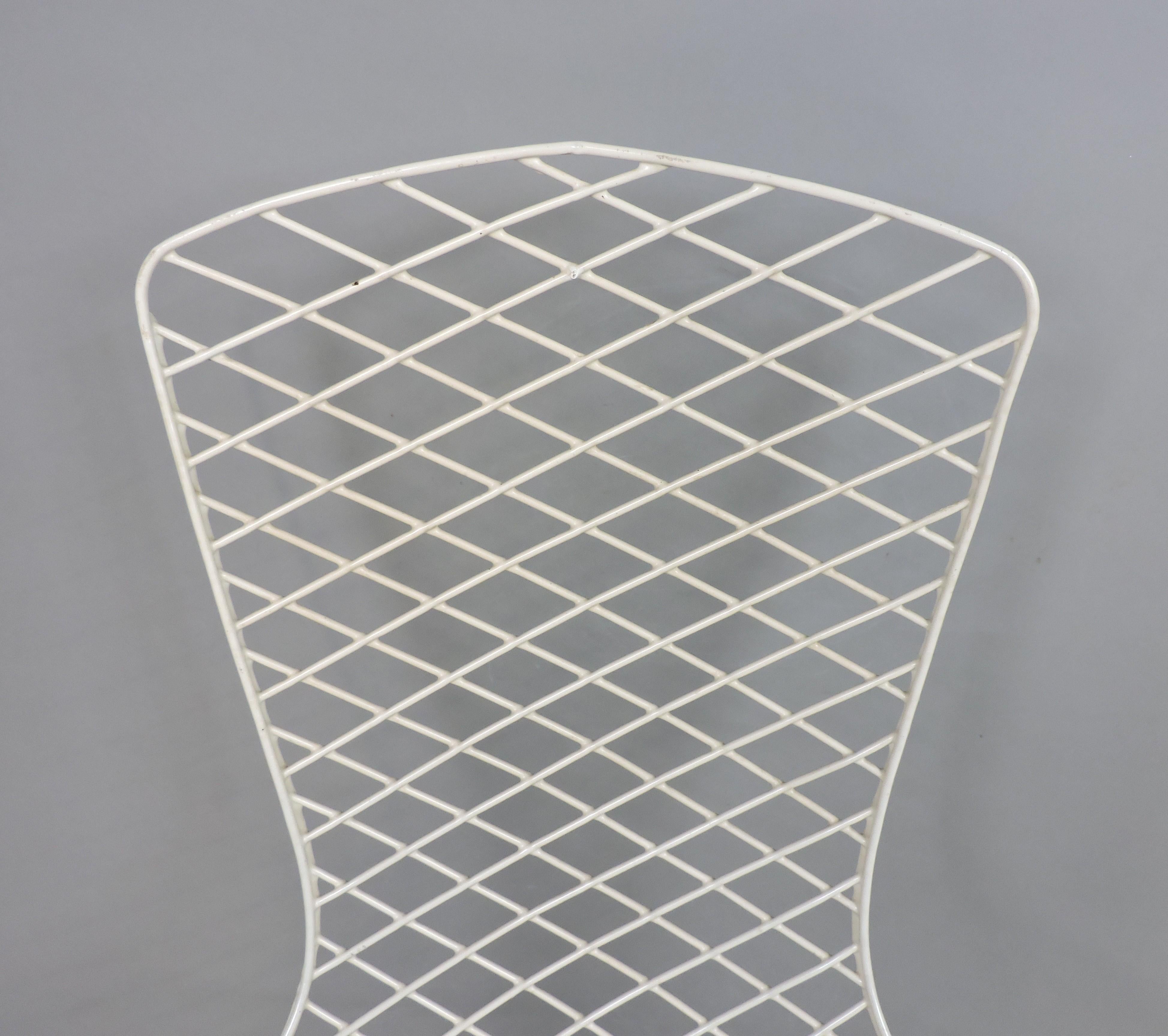 Mid-20th Century Early Mid-Century Modern Harry Bertoia for Knoll Wire Bird Chair Model #423