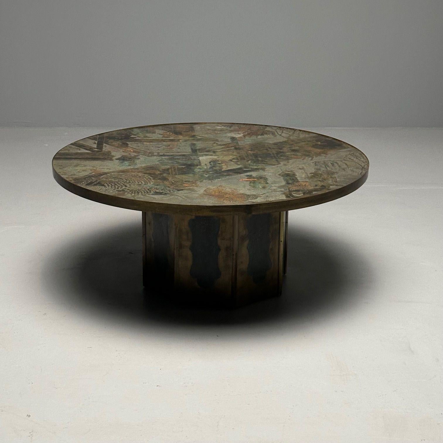 American Philip and Kelvin Laverne, Mid-Century Modern 'Chan' Coffee Table, Early Edition For Sale