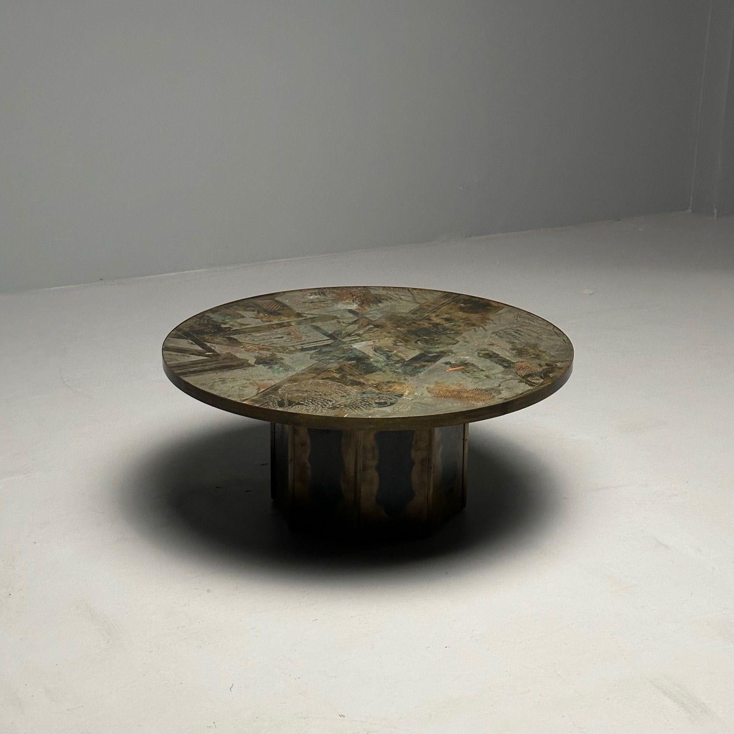Mid-20th Century Philip and Kelvin Laverne, Mid-Century Modern 'Chan' Coffee Table, Early Edition For Sale