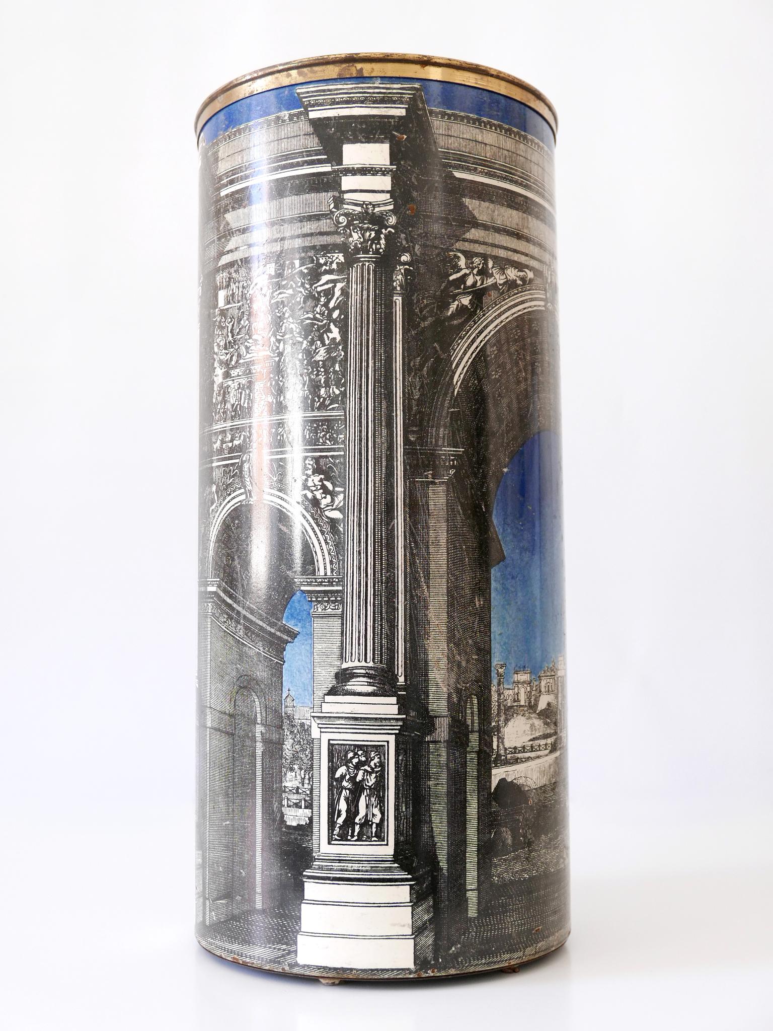 Early Mid-Century Modern 'Roman Arch' Umbrella Stand by Piero Fornasetti 1950s For Sale 4