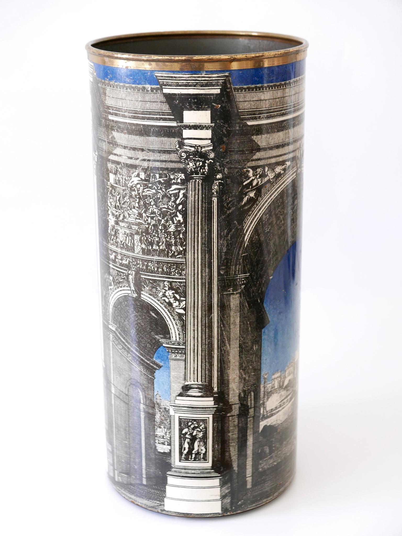 Early Mid-Century Modern 'Roman Arch' Umbrella Stand by Piero Fornasetti 1950s For Sale 5