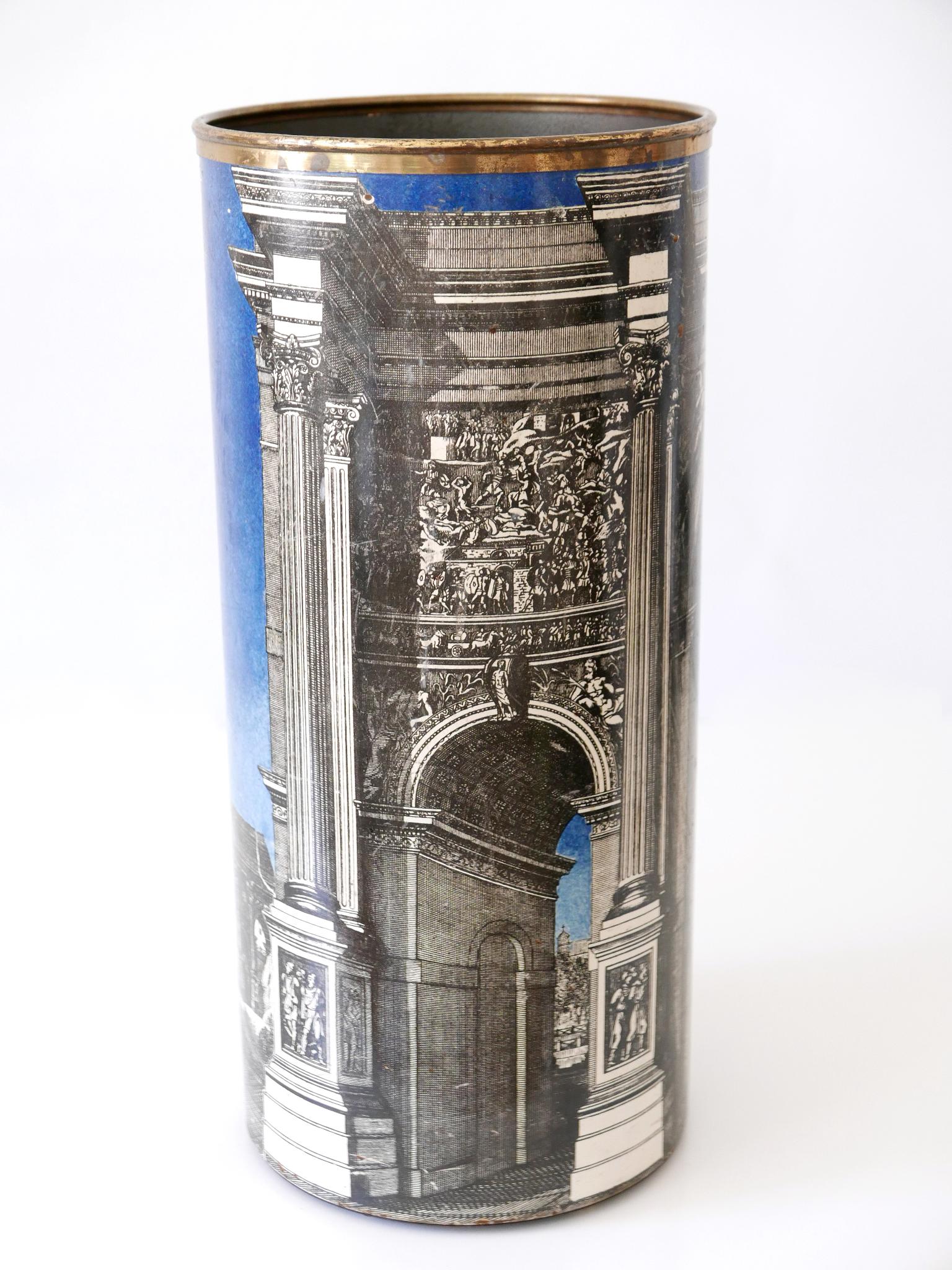 Early Mid-Century Modern 'Roman Arch' Umbrella Stand by Piero Fornasetti 1950s For Sale 6