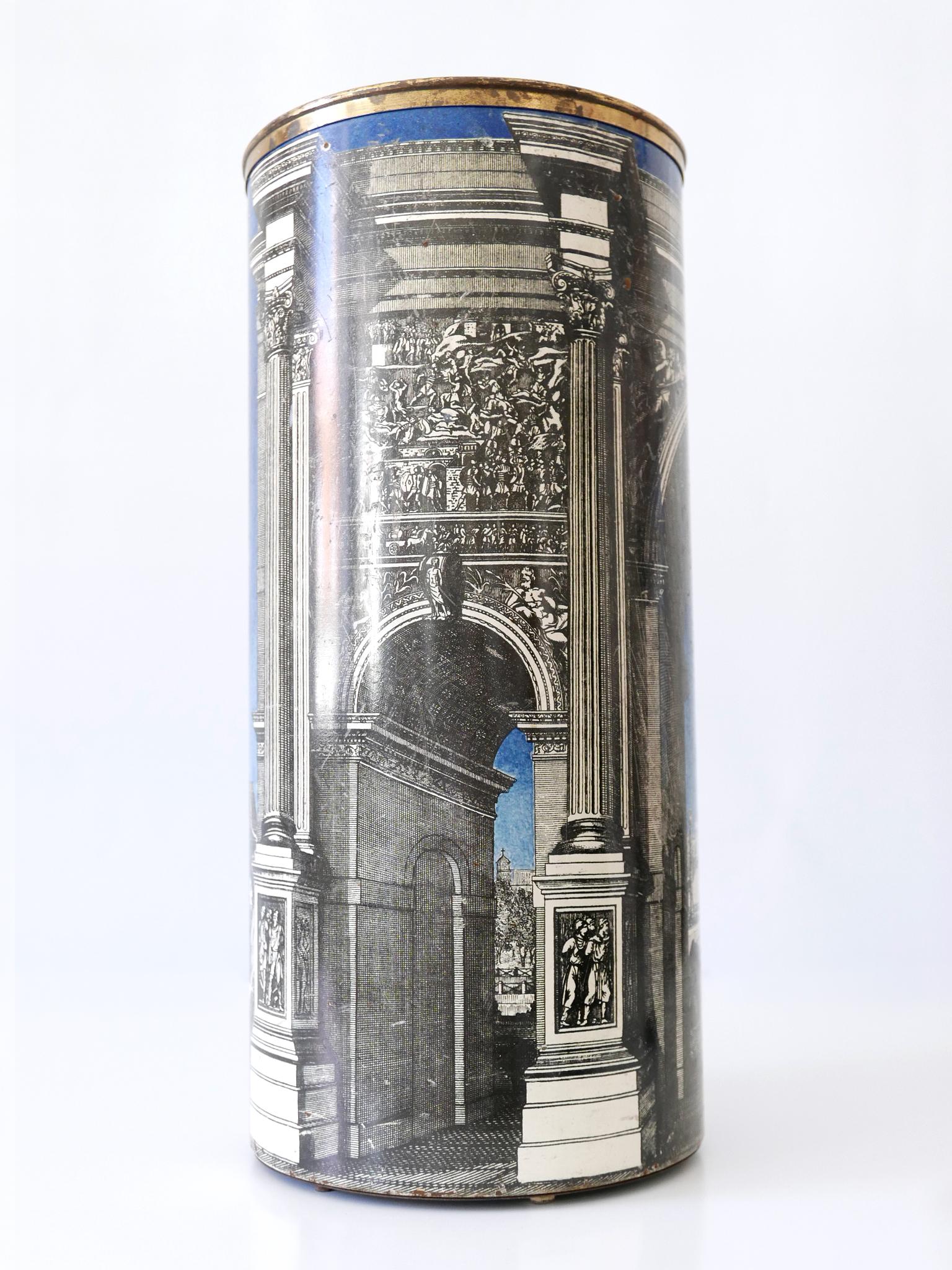 Early Mid-Century Modern 'Roman Arch' Umbrella Stand by Piero Fornasetti 1950s For Sale 7
