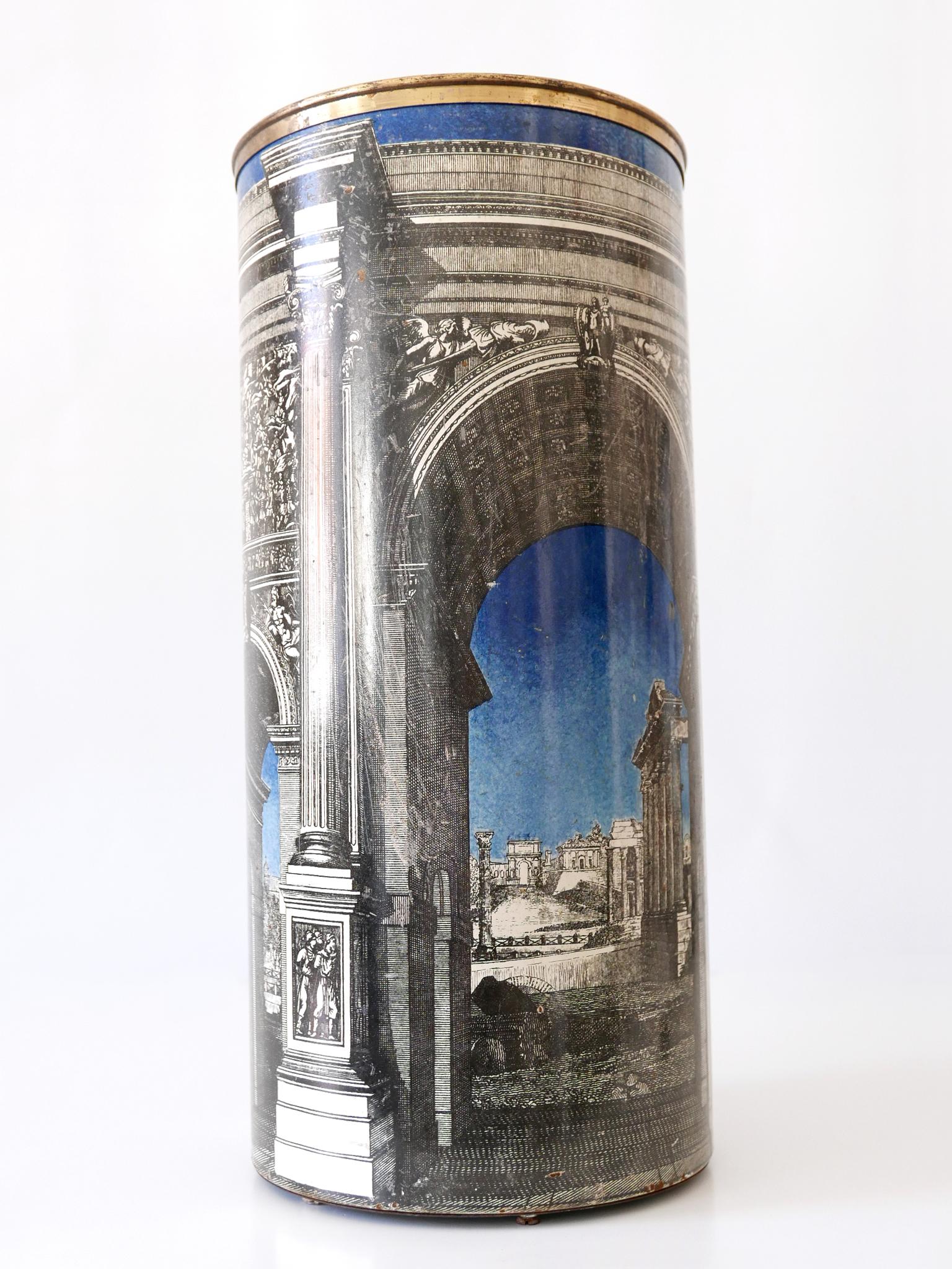 Early Mid-Century Modern 'Roman Arch' Umbrella Stand by Piero Fornasetti 1950s For Sale 8