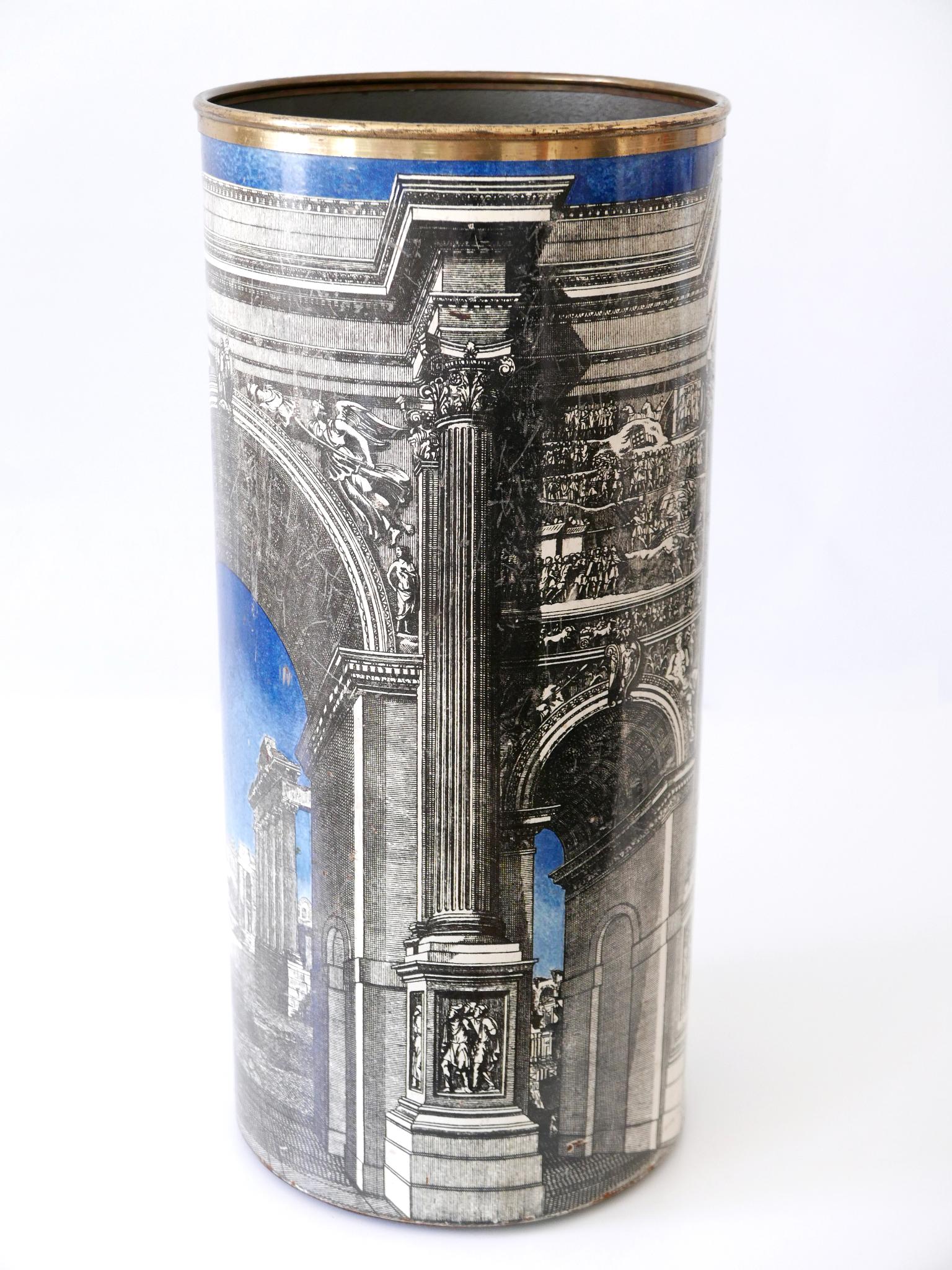 Early Mid-Century Modern 'Roman Arch' Umbrella Stand by Piero Fornasetti 1950s For Sale 9