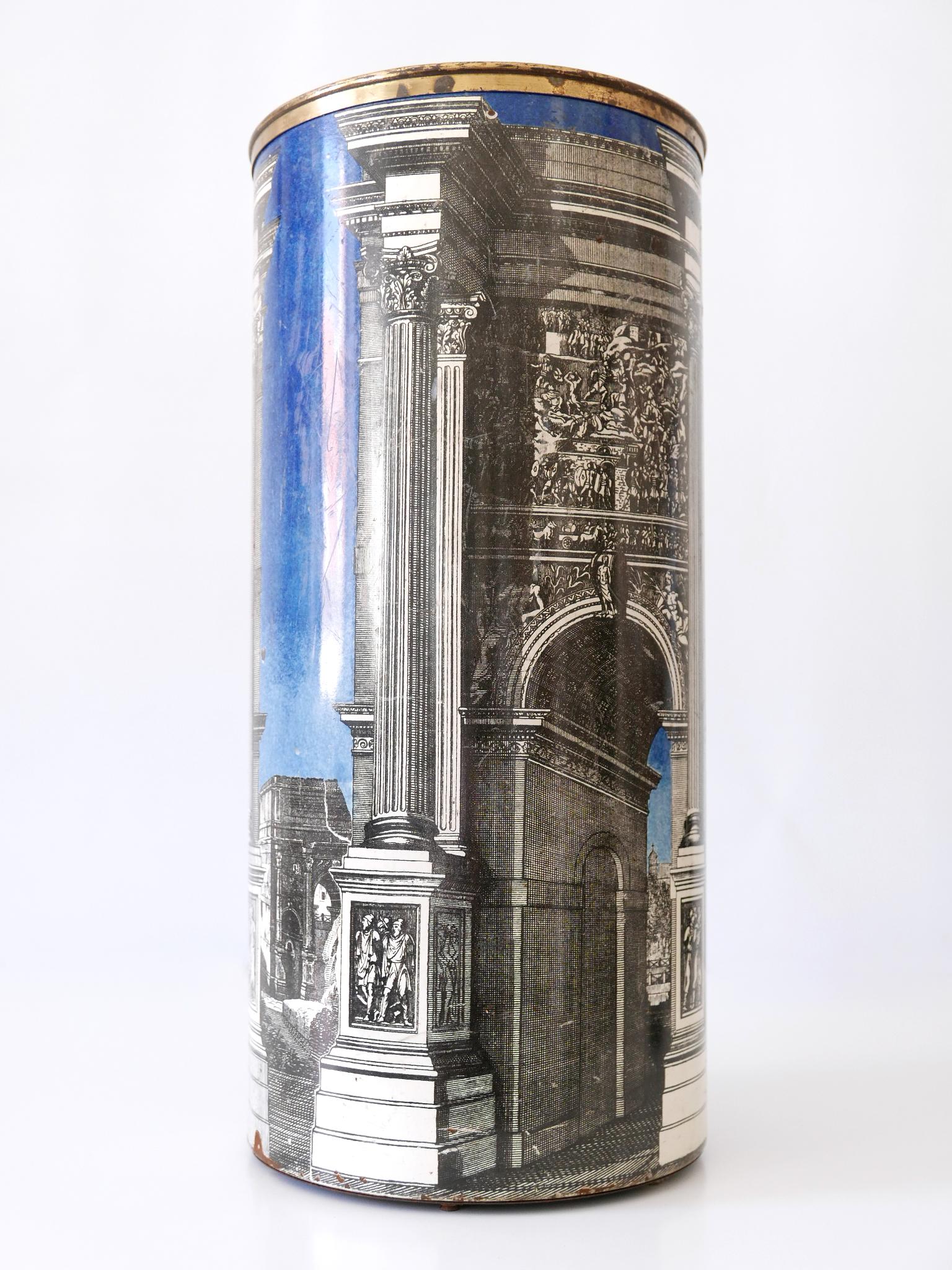 Early Mid-Century Modern 'Roman Arch' Umbrella Stand by Piero Fornasetti 1950s For Sale 10