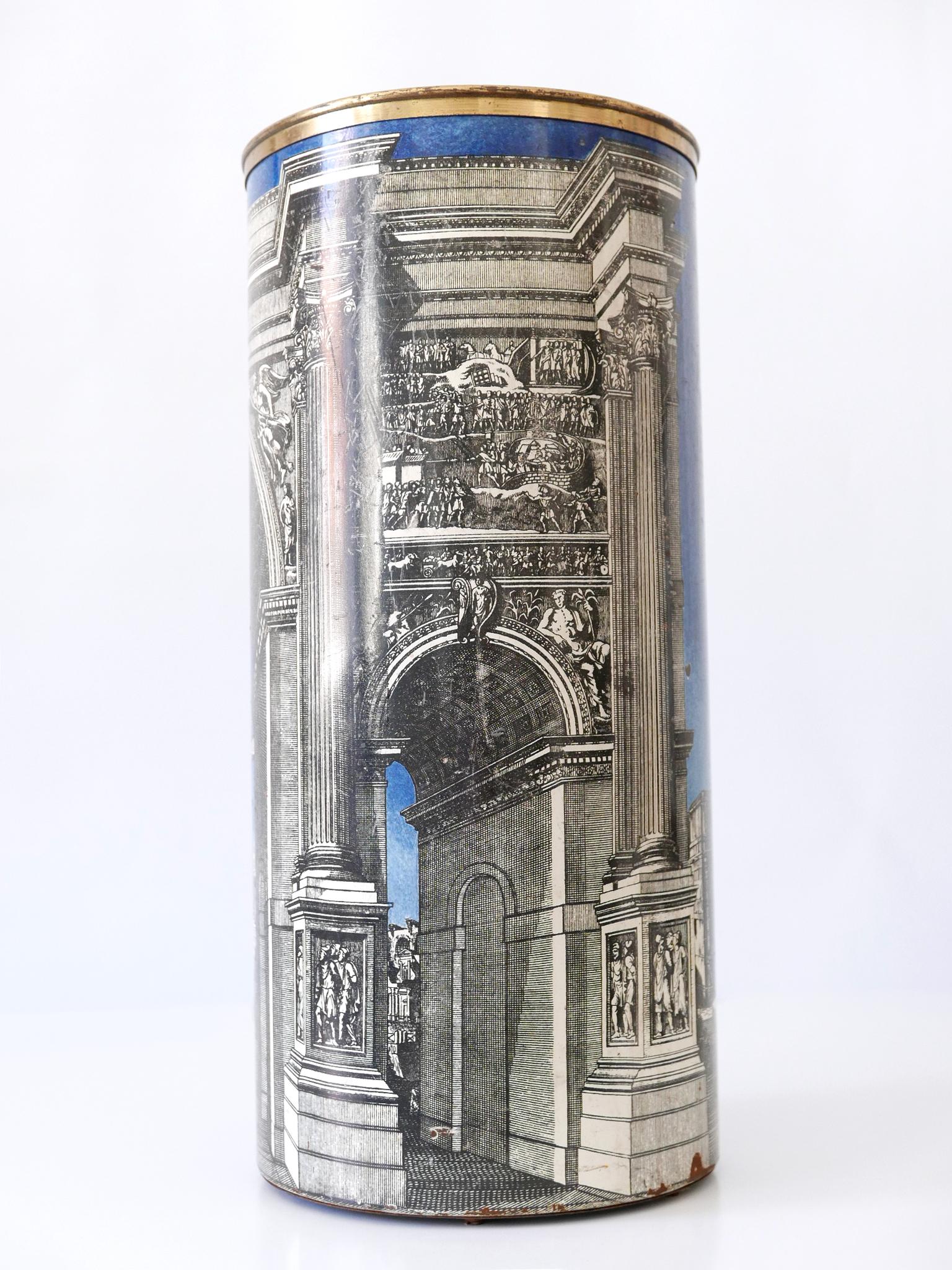 Early Mid-Century Modern 'Roman Arch' Umbrella Stand by Piero Fornasetti 1950s For Sale 1