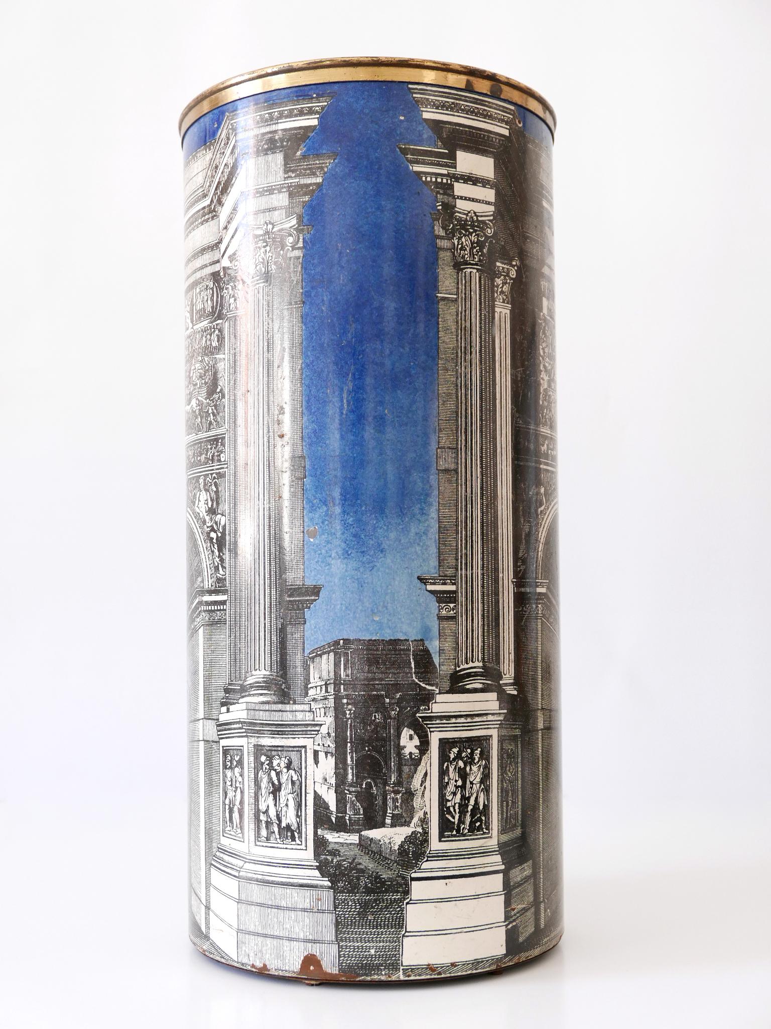 Early Mid-Century Modern 'Roman Arch' Umbrella Stand by Piero Fornasetti 1950s For Sale 3