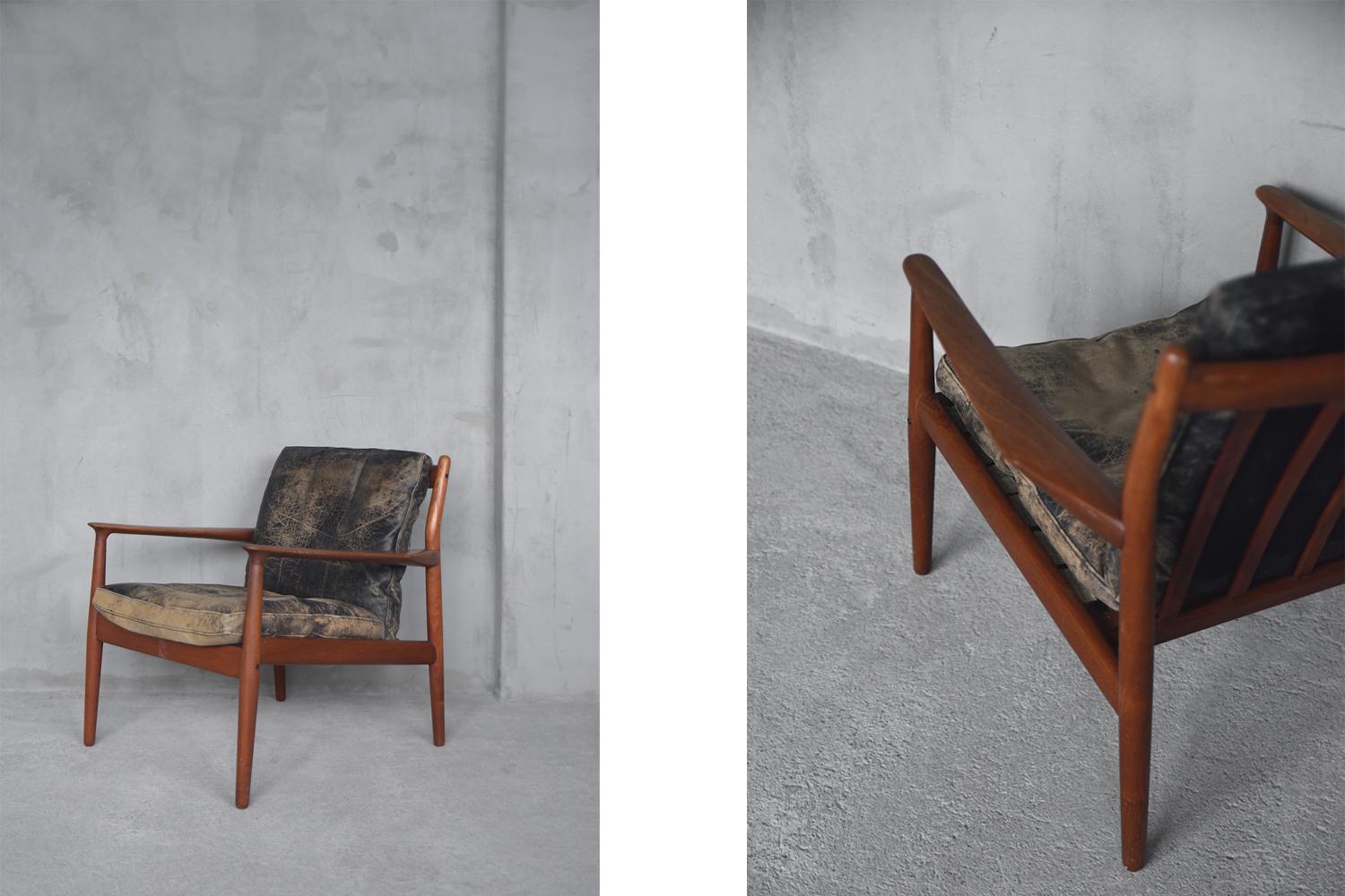 Early Mid-Century Modern Teak GM-5 Easy Chairs by Svend Åge Eriksen for Glostrup 11