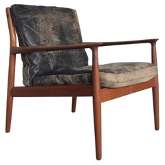 Early Mid-Century Modern Teak GM-5 Easy Chairs by Svend Åge Eriksen for Glostrup
