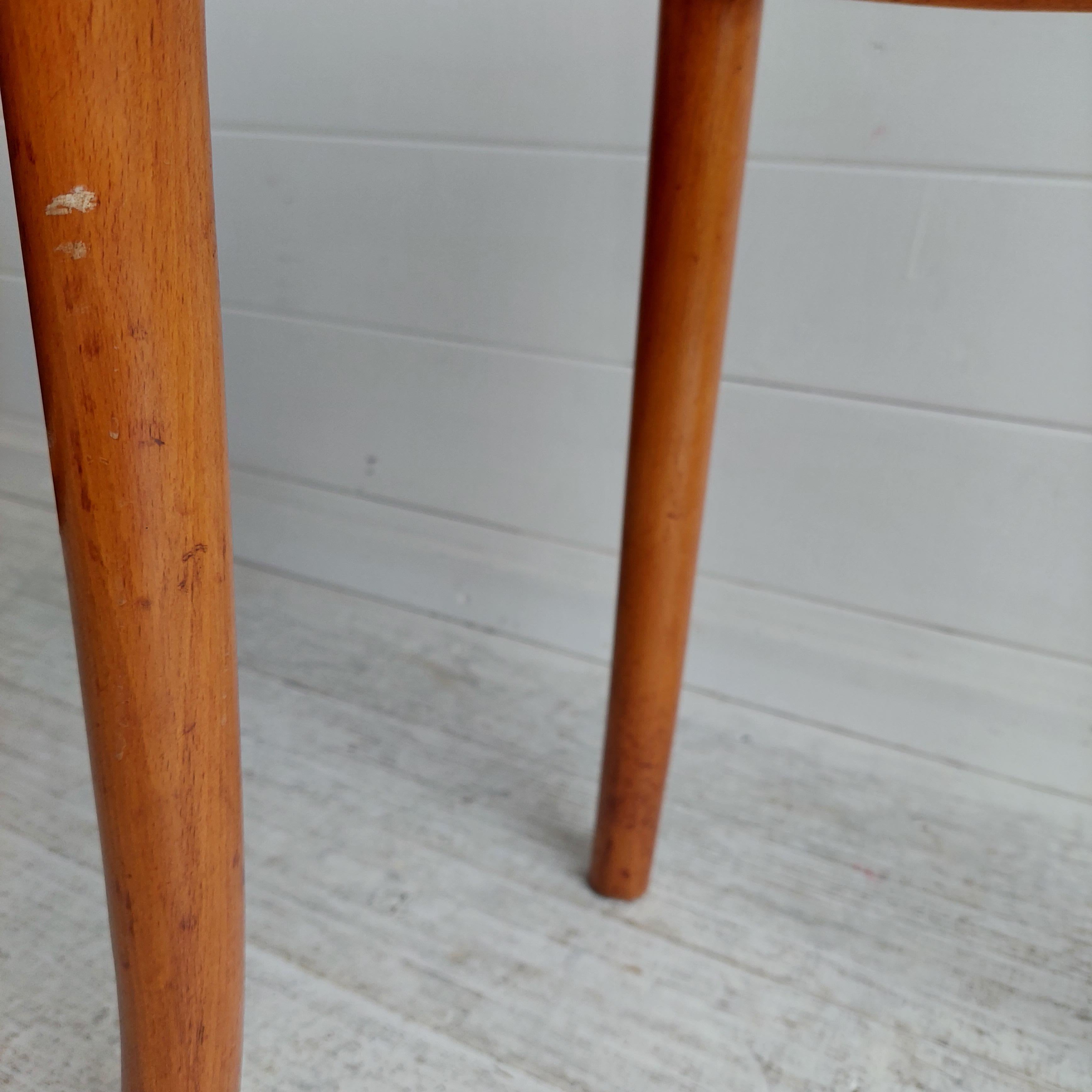 Early Mid Century Thonet style stool model 4601, 1930s 40s For Sale 4