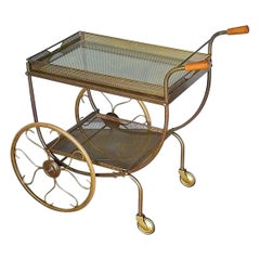 Early Midcentury Bar Cart Serving Table by Josef Frank Svenskt Tenn Sweden 1950s